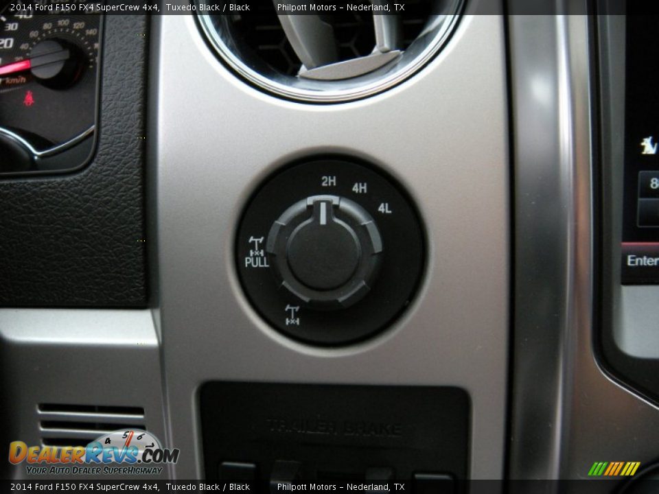 2014 Ford F150 FX4 SuperCrew 4x4 Tuxedo Black / Black Photo #35