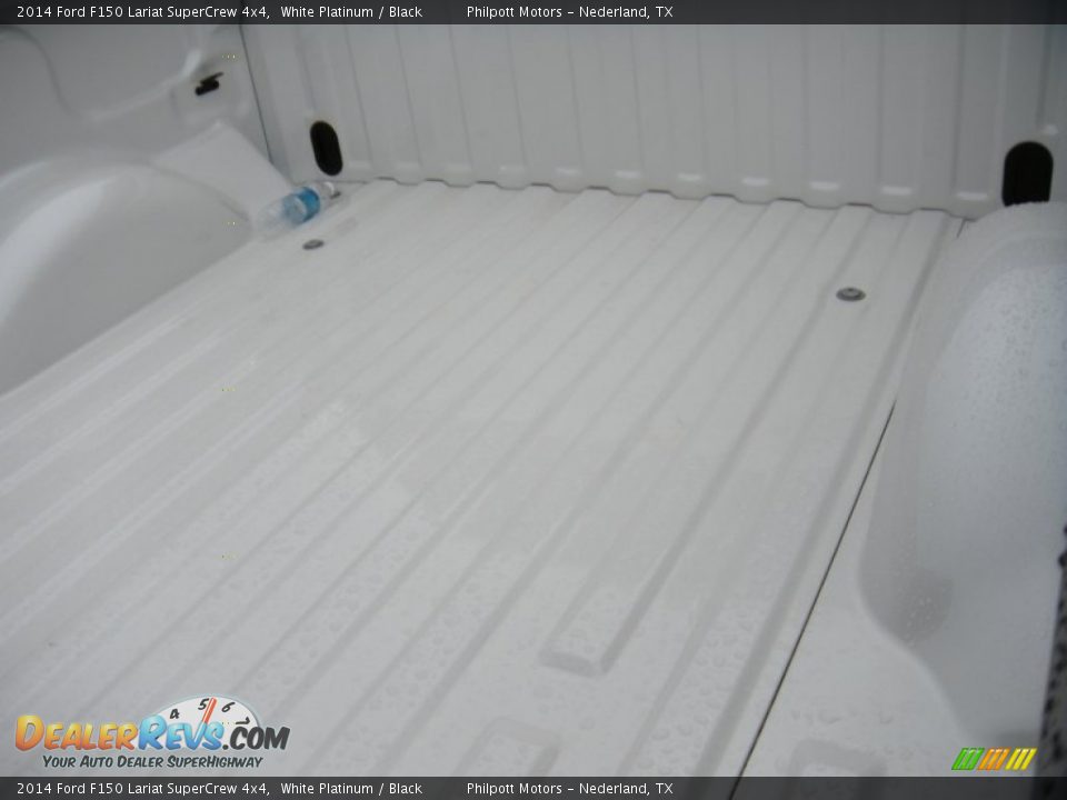 2014 Ford F150 Lariat SuperCrew 4x4 White Platinum / Black Photo #21