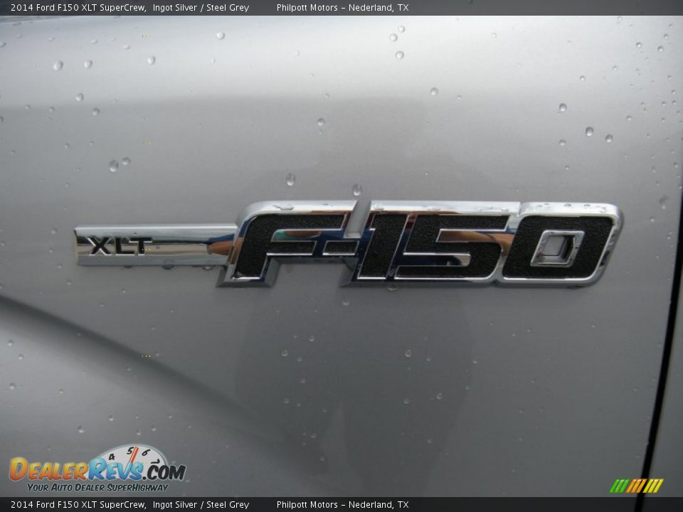 2014 Ford F150 XLT SuperCrew Ingot Silver / Steel Grey Photo #13