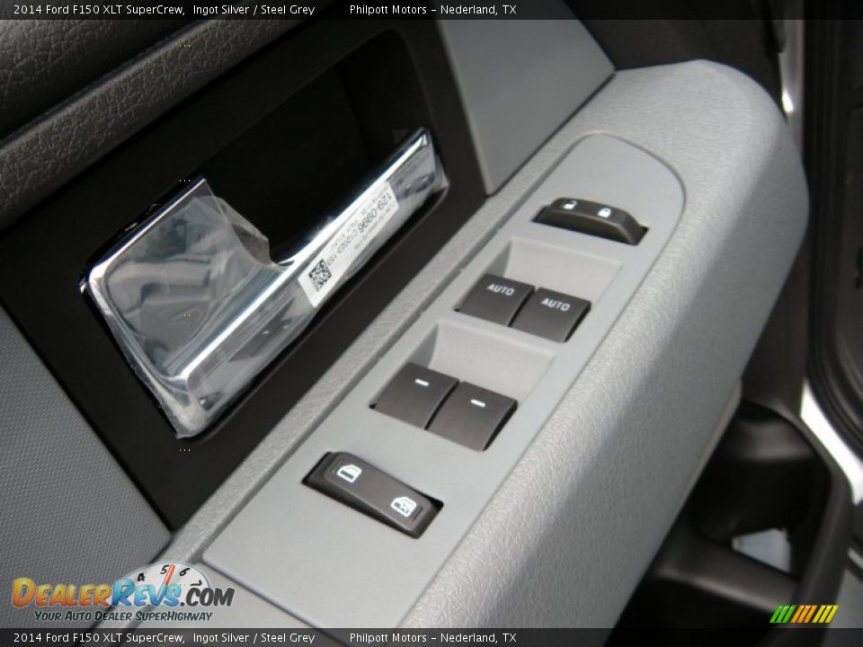 2014 Ford F150 XLT SuperCrew Ingot Silver / Steel Grey Photo #24