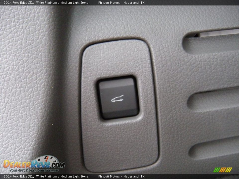 2014 Ford Edge SEL White Platinum / Medium Light Stone Photo #21