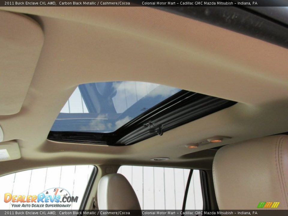 2011 Buick Enclave CXL AWD Carbon Black Metallic / Cashmere/Cocoa Photo #10