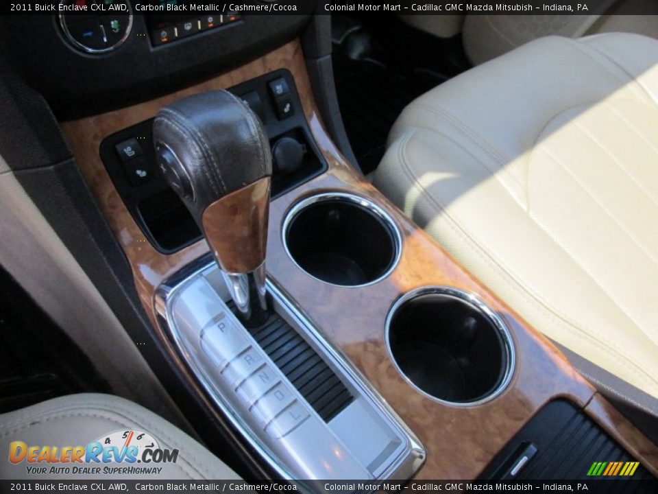 2011 Buick Enclave CXL AWD Carbon Black Metallic / Cashmere/Cocoa Photo #17
