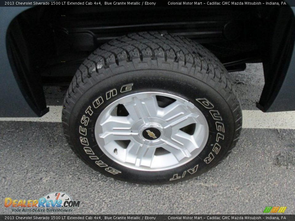 2013 Chevrolet Silverado 1500 LT Extended Cab 4x4 Blue Granite Metallic / Ebony Photo #3