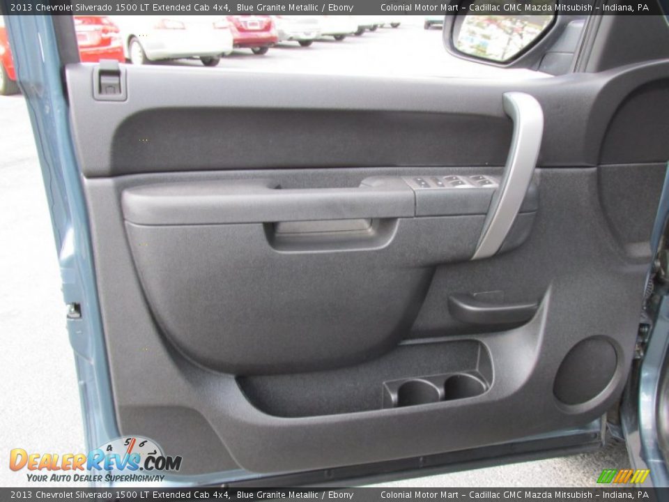 2013 Chevrolet Silverado 1500 LT Extended Cab 4x4 Blue Granite Metallic / Ebony Photo #13