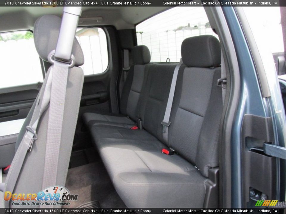 2013 Chevrolet Silverado 1500 LT Extended Cab 4x4 Blue Granite Metallic / Ebony Photo #15