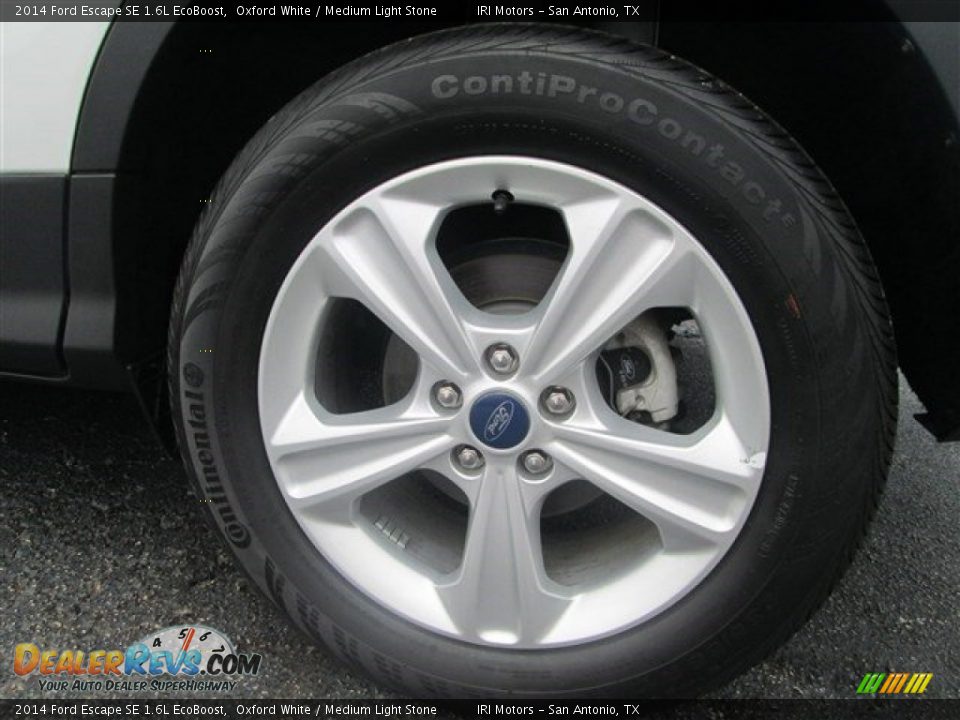 2014 Ford Escape SE 1.6L EcoBoost Oxford White / Medium Light Stone Photo #4