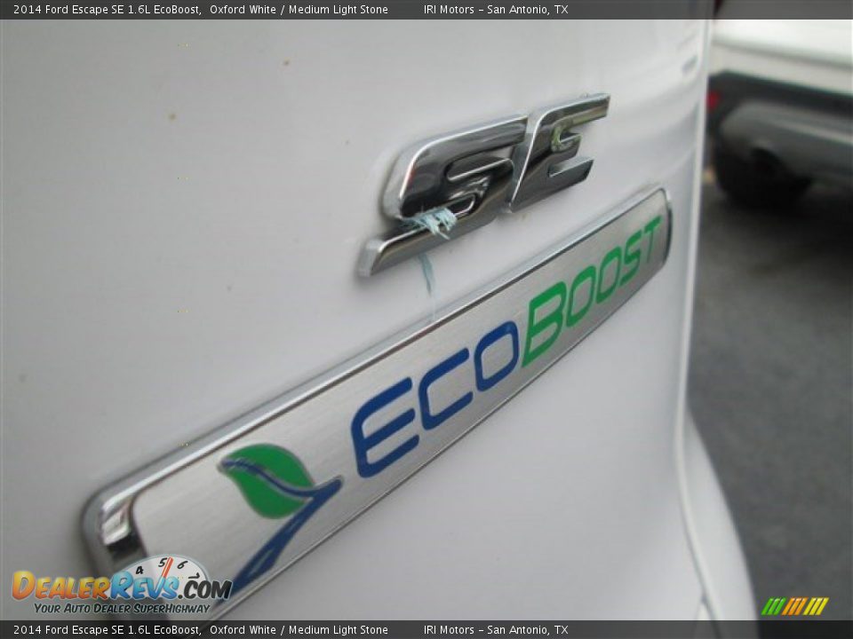 2014 Ford Escape SE 1.6L EcoBoost Oxford White / Medium Light Stone Photo #7