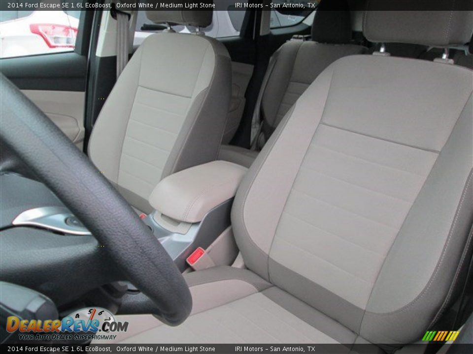 2014 Ford Escape SE 1.6L EcoBoost Oxford White / Medium Light Stone Photo #9