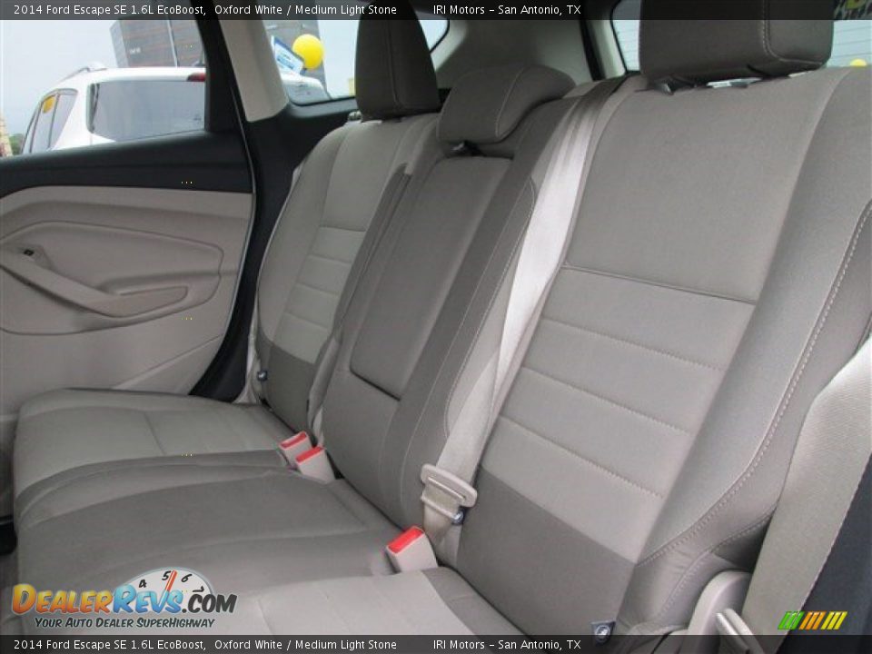 2014 Ford Escape SE 1.6L EcoBoost Oxford White / Medium Light Stone Photo #10