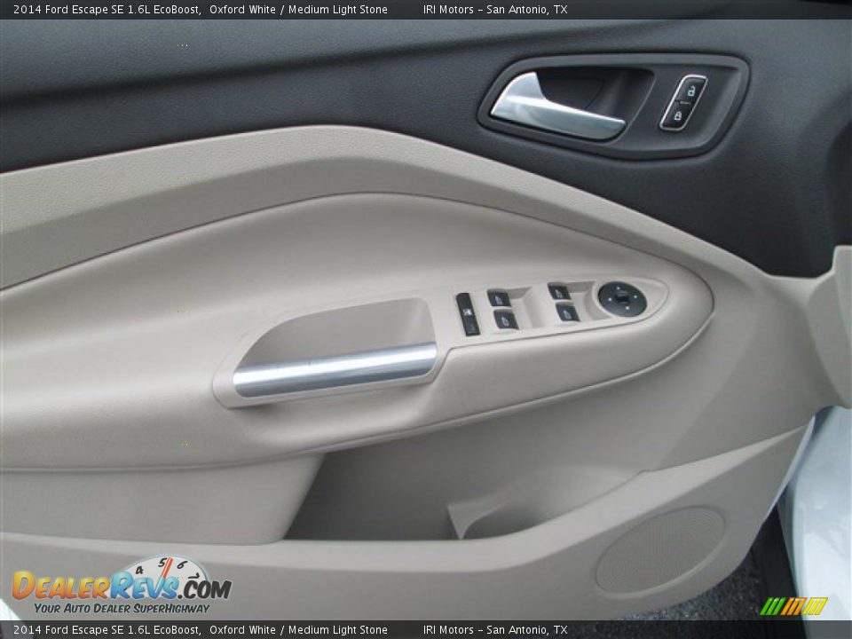 2014 Ford Escape SE 1.6L EcoBoost Oxford White / Medium Light Stone Photo #13