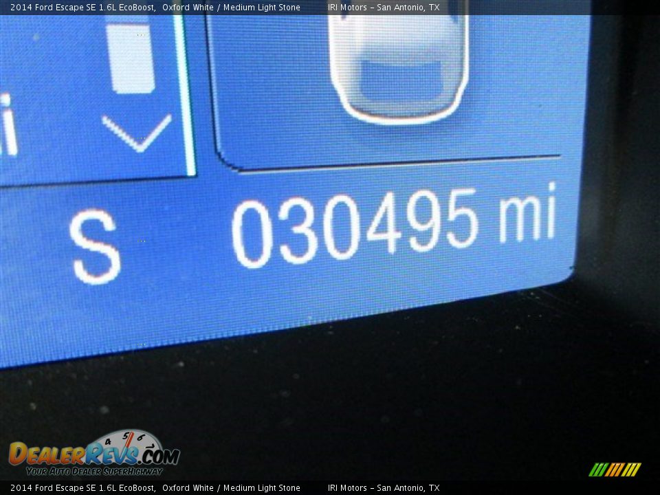 2014 Ford Escape SE 1.6L EcoBoost Oxford White / Medium Light Stone Photo #18