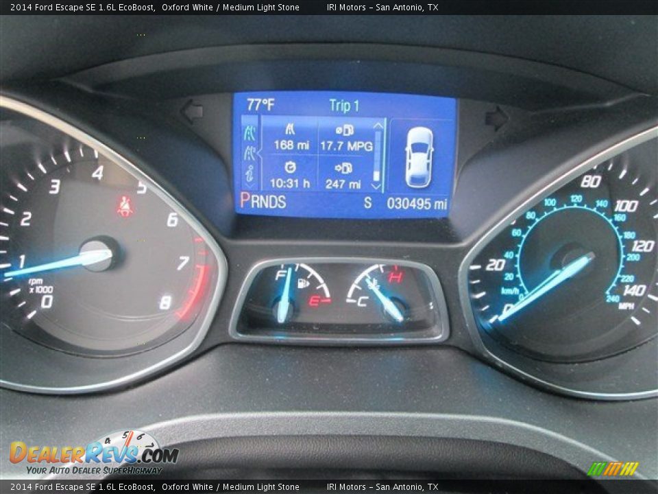 2014 Ford Escape SE 1.6L EcoBoost Oxford White / Medium Light Stone Photo #19