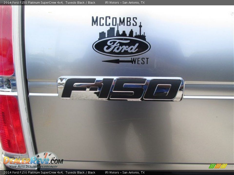 2014 Ford F150 Platinum SuperCrew 4x4 Tuxedo Black / Black Photo #7