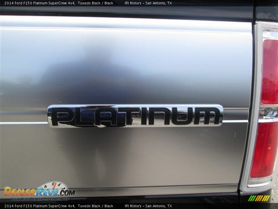 2014 Ford F150 Platinum SuperCrew 4x4 Tuxedo Black / Black Photo #8