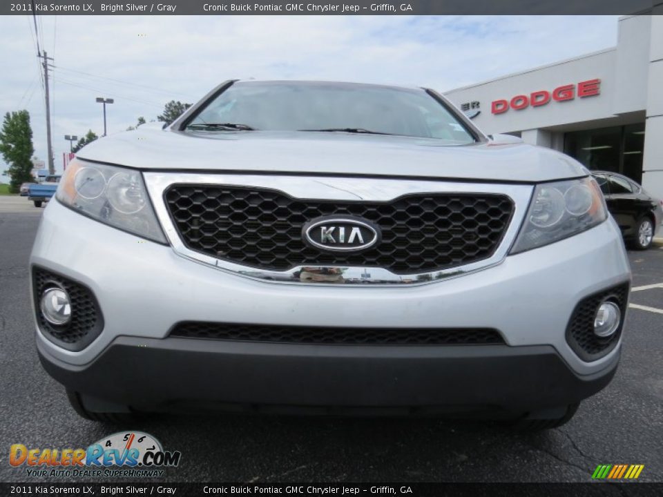 2011 Kia Sorento LX Bright Silver / Gray Photo #2