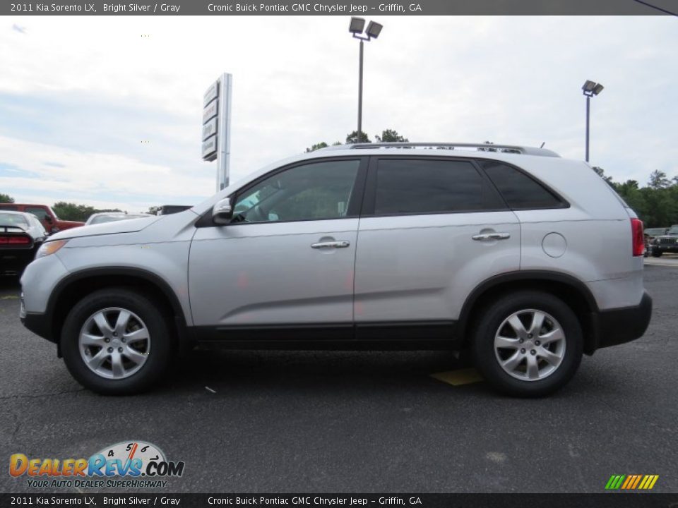 2011 Kia Sorento LX Bright Silver / Gray Photo #4