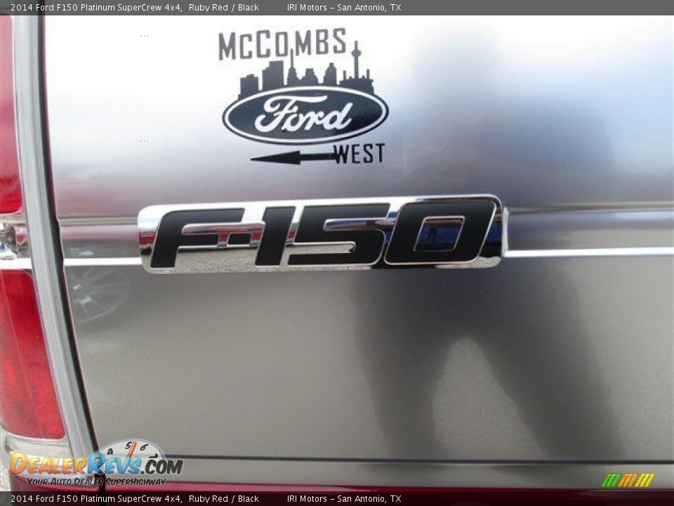 2014 Ford F150 Platinum SuperCrew 4x4 Ruby Red / Black Photo #7