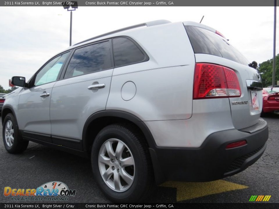 2011 Kia Sorento LX Bright Silver / Gray Photo #5