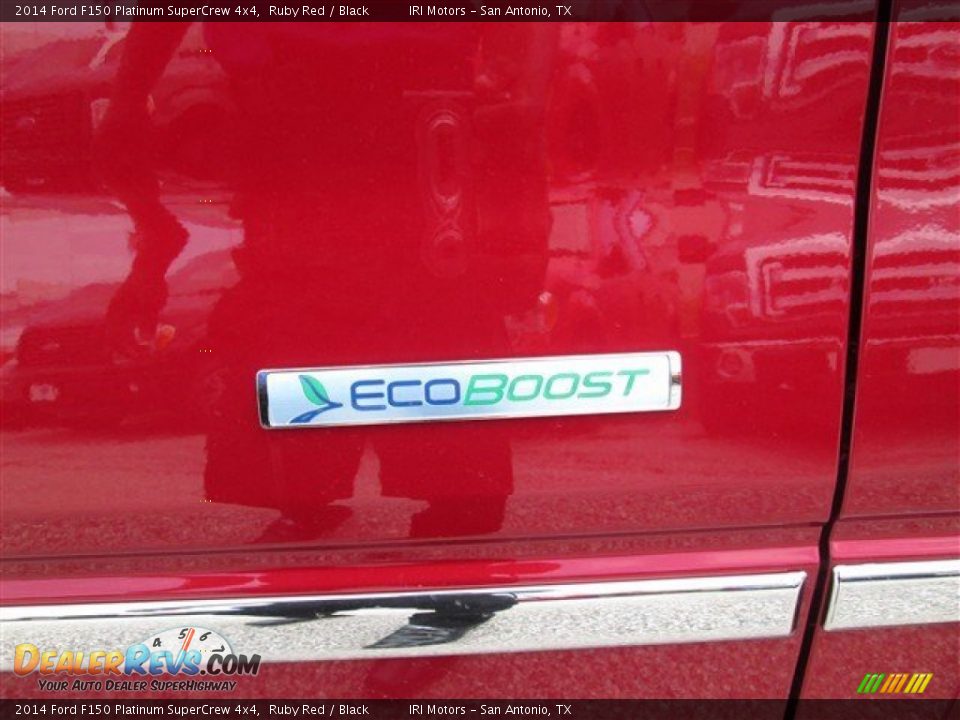 2014 Ford F150 Platinum SuperCrew 4x4 Ruby Red / Black Photo #11