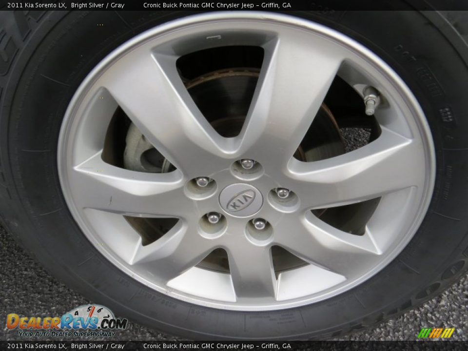 2011 Kia Sorento LX Bright Silver / Gray Photo #9