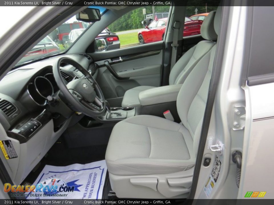 2011 Kia Sorento LX Bright Silver / Gray Photo #10