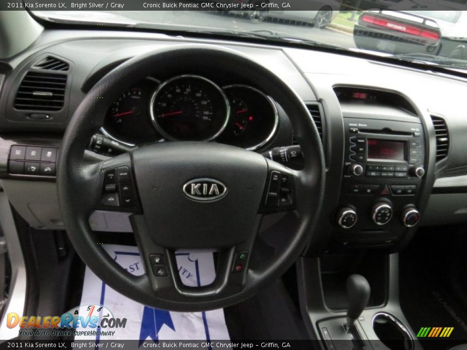 2011 Kia Sorento LX Bright Silver / Gray Photo #13