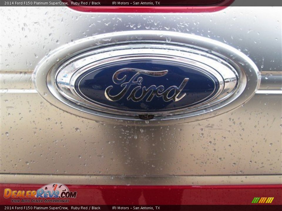 2014 Ford F150 Platinum SuperCrew Ruby Red / Black Photo #6