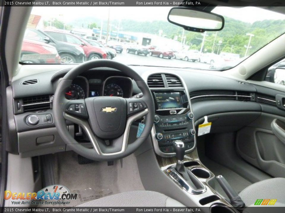 Jet Black/Titanium Interior - 2015 Chevrolet Malibu LT Photo #12