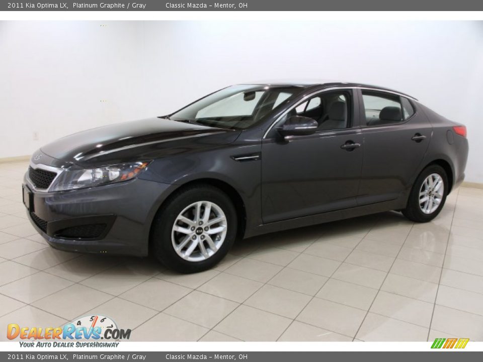 2011 Kia Optima LX Platinum Graphite / Gray Photo #3