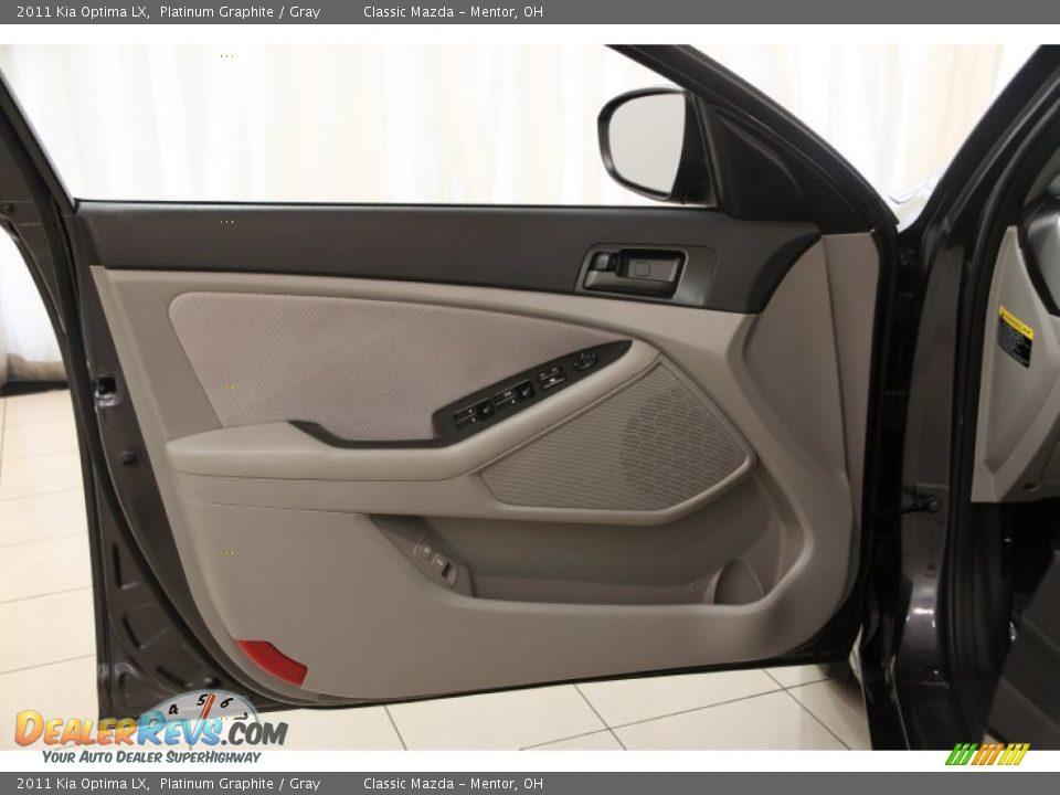 2011 Kia Optima LX Platinum Graphite / Gray Photo #4