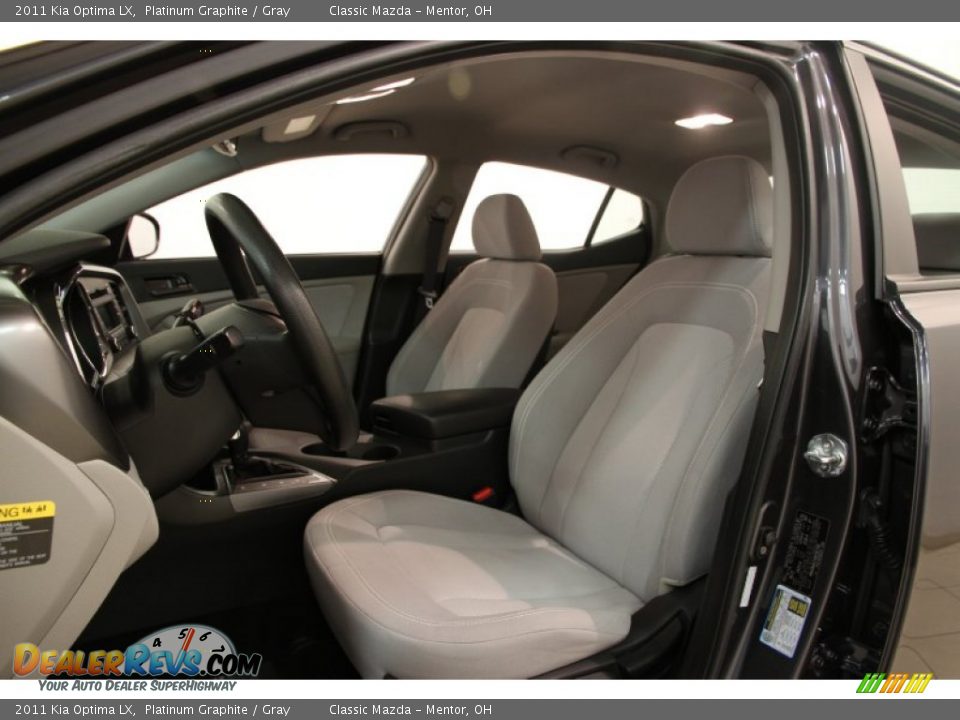 2011 Kia Optima LX Platinum Graphite / Gray Photo #5