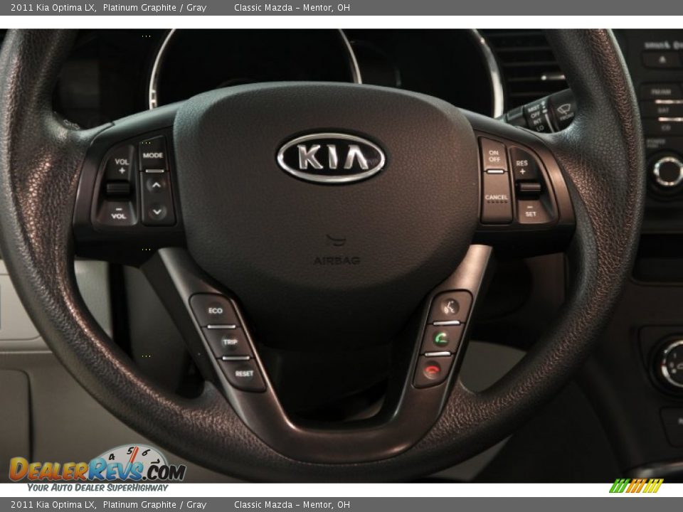 2011 Kia Optima LX Platinum Graphite / Gray Photo #6