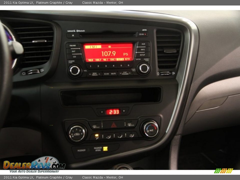 2011 Kia Optima LX Platinum Graphite / Gray Photo #8