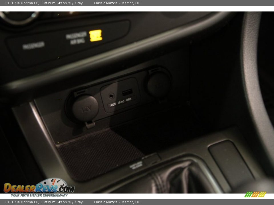 2011 Kia Optima LX Platinum Graphite / Gray Photo #9
