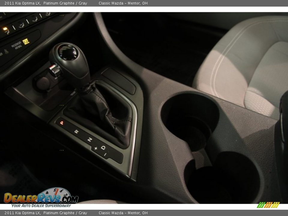 2011 Kia Optima LX Platinum Graphite / Gray Photo #10