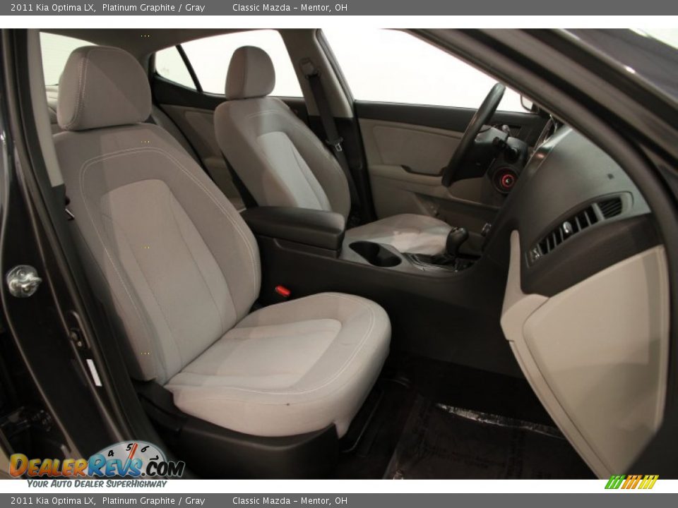 2011 Kia Optima LX Platinum Graphite / Gray Photo #11