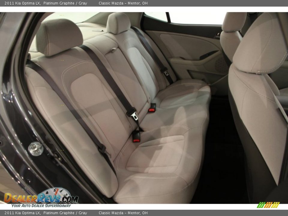 2011 Kia Optima LX Platinum Graphite / Gray Photo #12