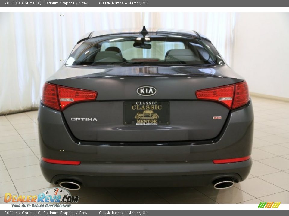 2011 Kia Optima LX Platinum Graphite / Gray Photo #14