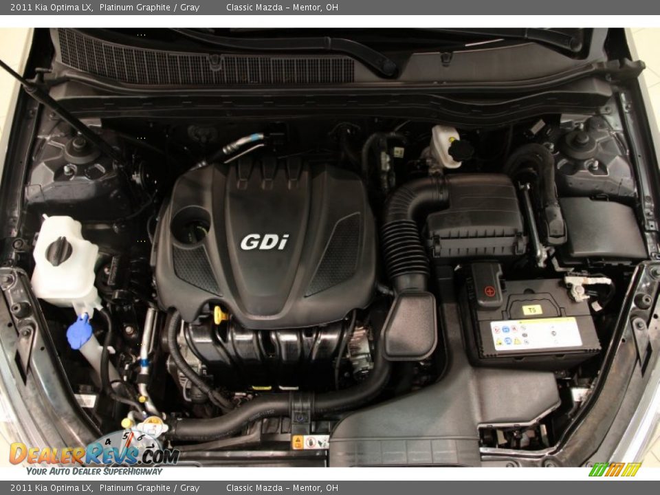 2011 Kia Optima LX Platinum Graphite / Gray Photo #15