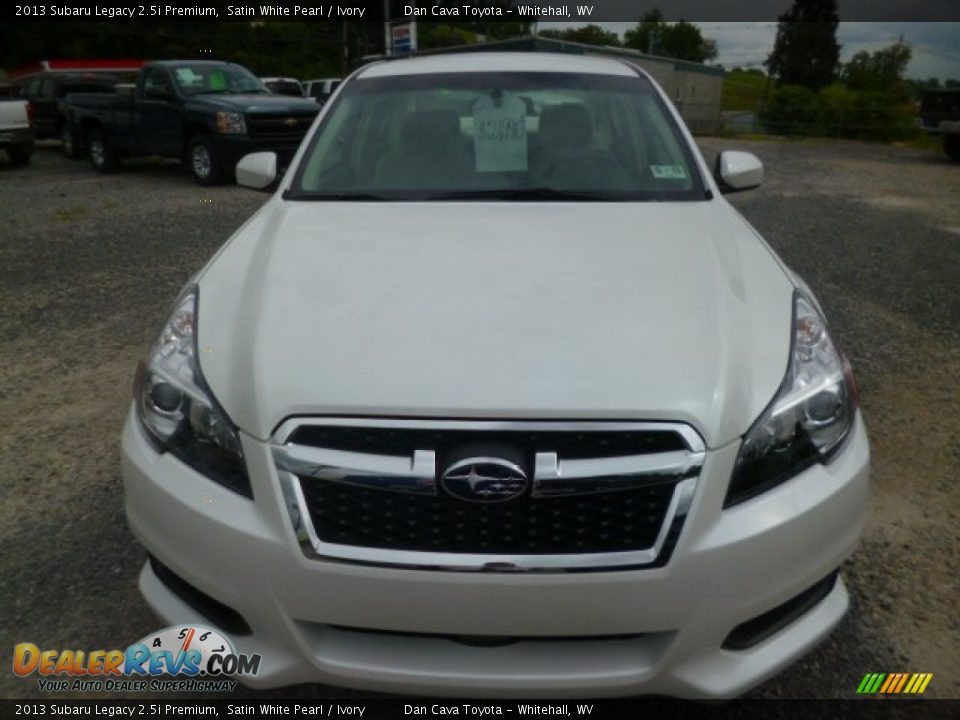 2013 Subaru Legacy 2.5i Premium Satin White Pearl / Ivory Photo #2