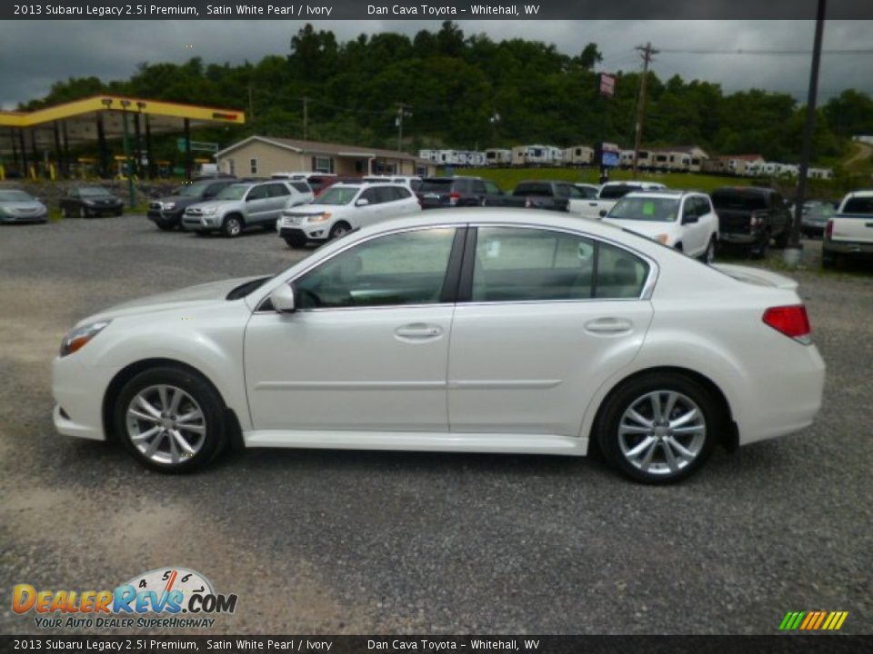 2013 Subaru Legacy 2.5i Premium Satin White Pearl / Ivory Photo #4