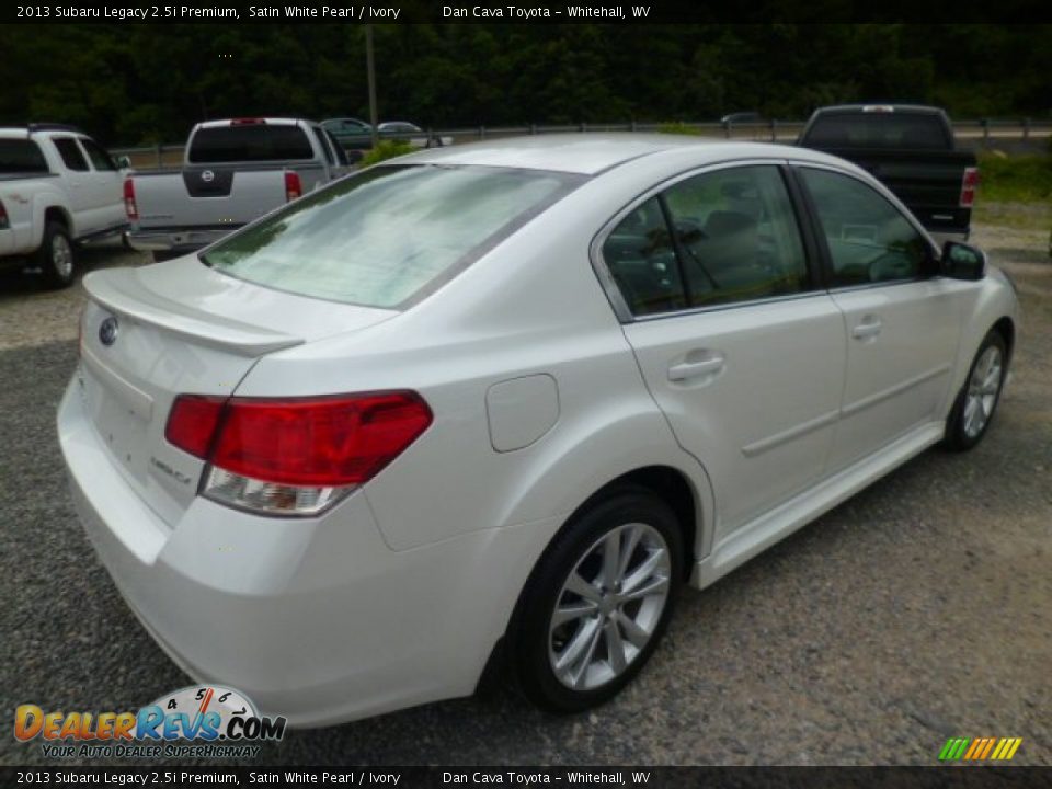 2013 Subaru Legacy 2.5i Premium Satin White Pearl / Ivory Photo #7