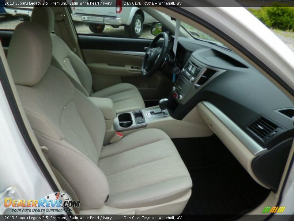 2013 Subaru Legacy 2.5i Premium Satin White Pearl / Ivory Photo #9