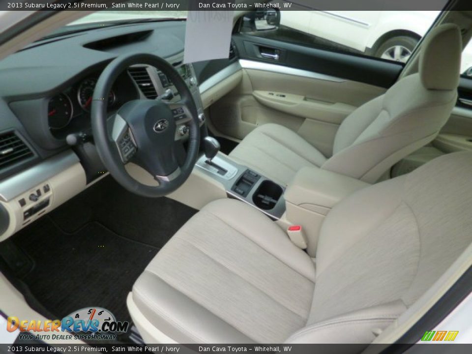 2013 Subaru Legacy 2.5i Premium Satin White Pearl / Ivory Photo #11