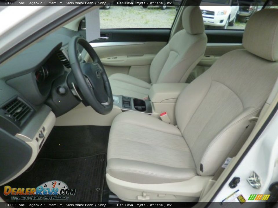2013 Subaru Legacy 2.5i Premium Satin White Pearl / Ivory Photo #12