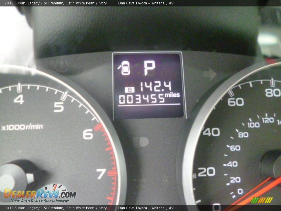 2013 Subaru Legacy 2.5i Premium Satin White Pearl / Ivory Photo #15