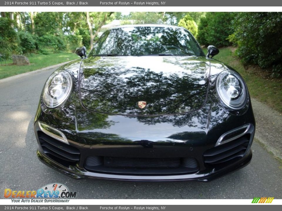 Black 2014 Porsche 911 Turbo S Coupe Photo #2
