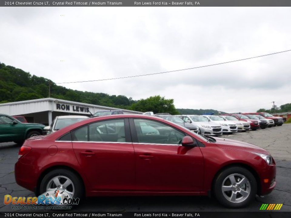 2014 Chevrolet Cruze LT Crystal Red Tintcoat / Medium Titanium Photo #1