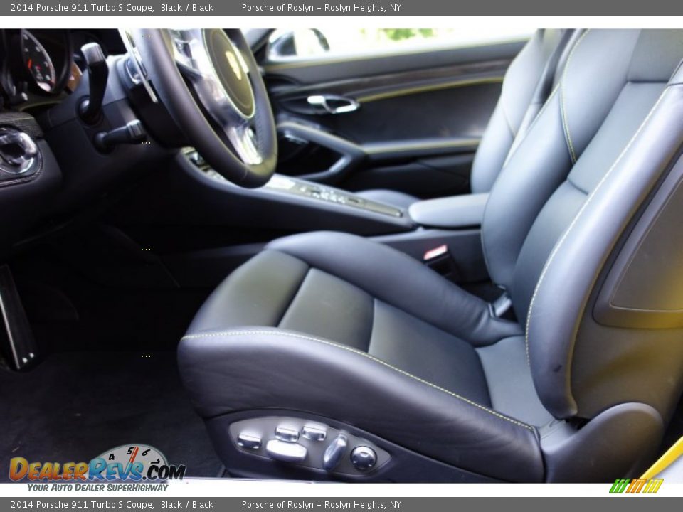 Front Seat of 2014 Porsche 911 Turbo S Coupe Photo #13